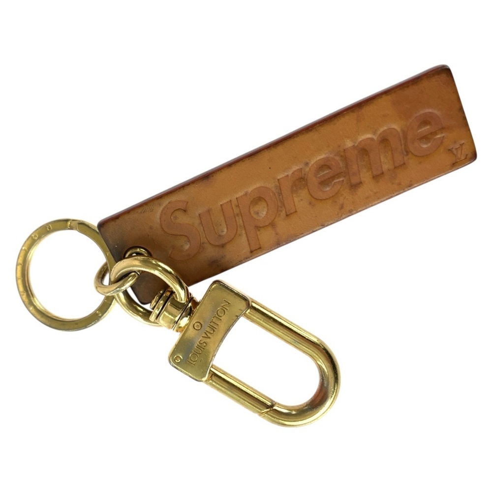 LOUIS VUITTON Louis Vuitton x Supreme Brown Gold Hardware Natural Leather Met...